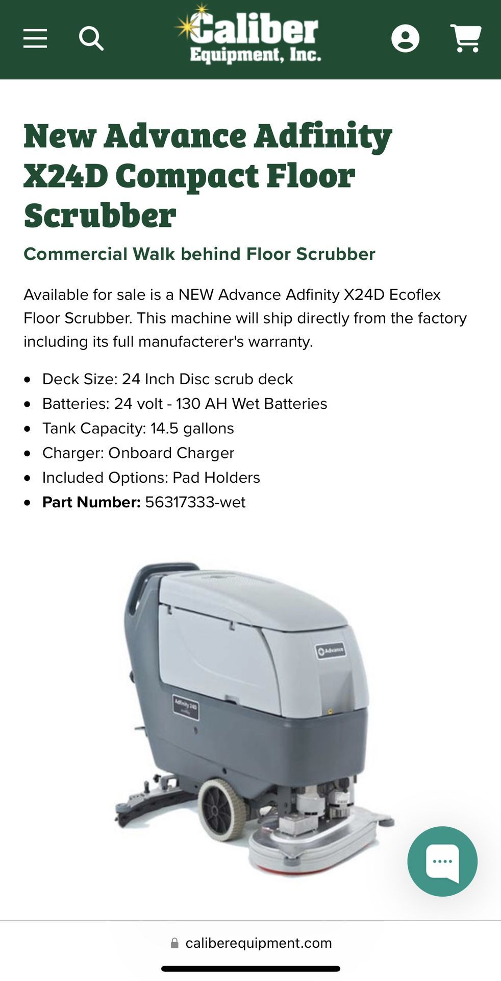 Floor Scrubber Adfinity 24D Ecoflex