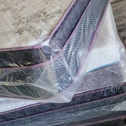 Queen Mattress Woth Box Spring Soft. Medium.  Or Firm Same Day Deliver 