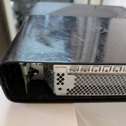 Xbox 360 E console working great but need both side plates and front see picture