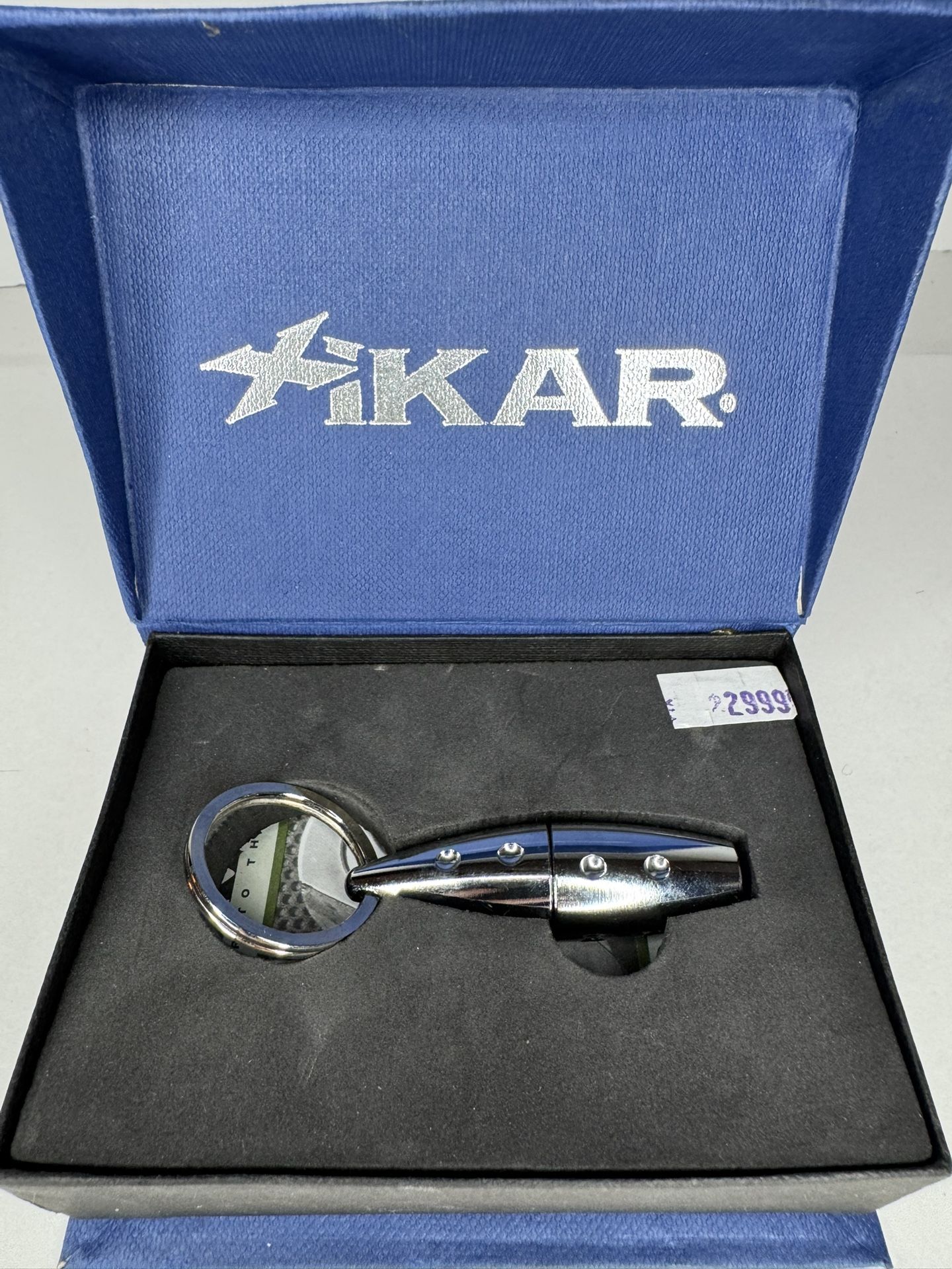 🔥 Brand New Xikar Cigar Cutter Key Ring – Bullet Shaped – Never Used 🔥