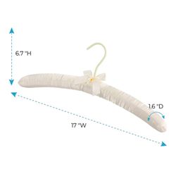 Wedding - Ivory Padded Hanger