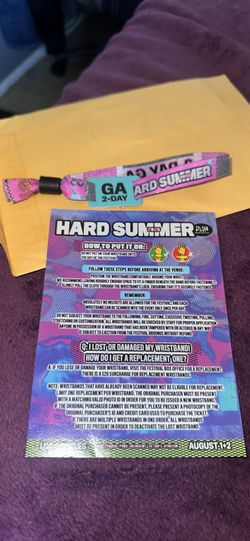 2-day ga hard summer 2026 (obo)
