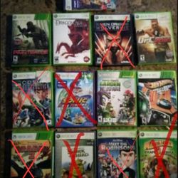 13 Xbox 360 games $7
