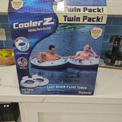 Expensive Twin Pack COOLER Z. LAZY RIVER OR SNOW SLIDE  Never Been Open Bag New 
