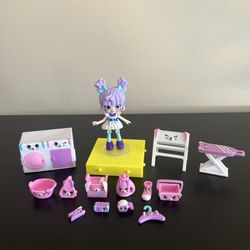 Shopkins Happy Places Bunny Laundry Milly Mops Doll Home Collection Welcome Pack
