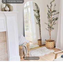 Standing floor mirror