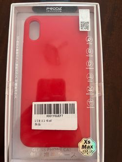 iPhone XS Max red case