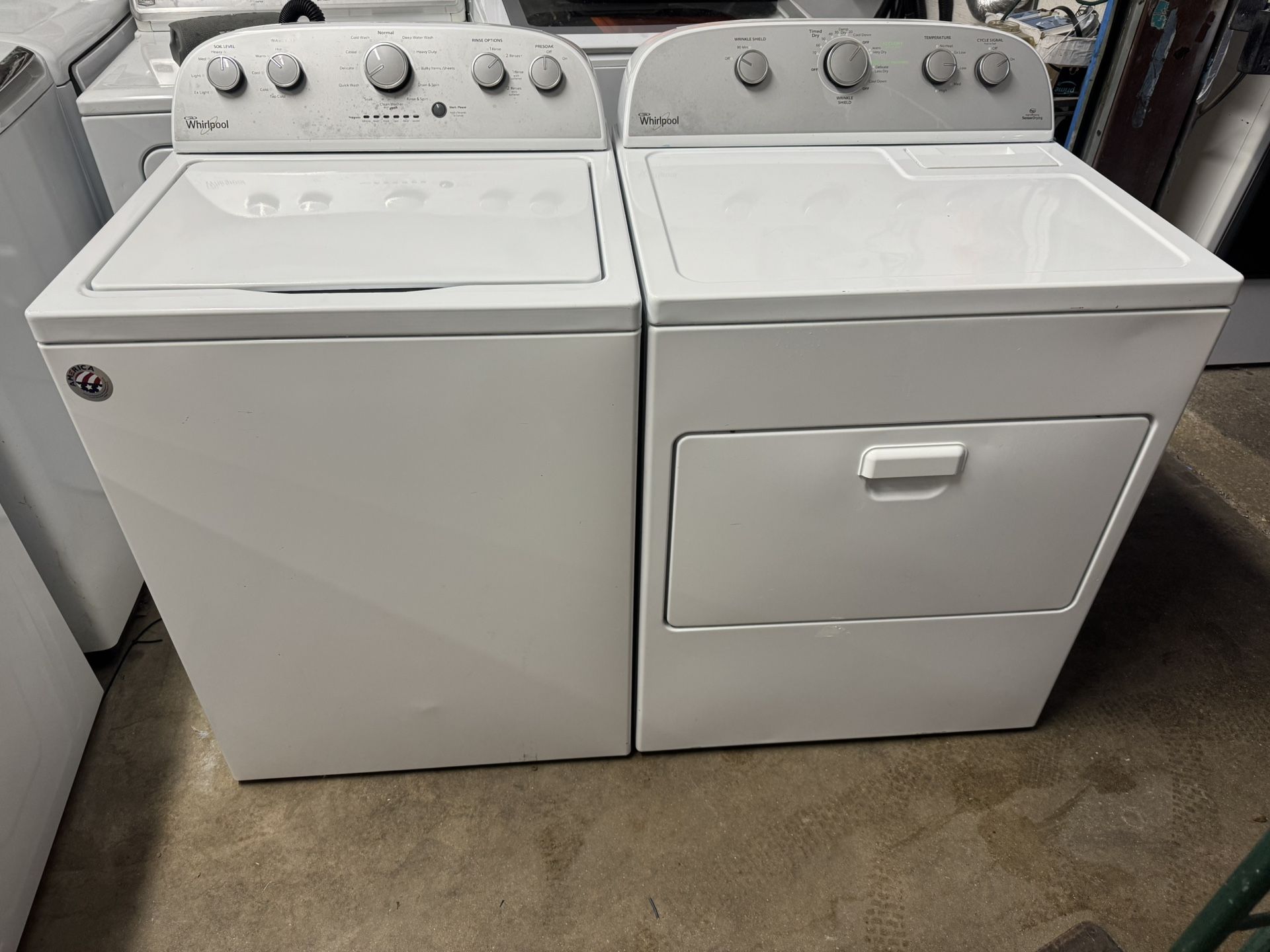 Whirlpool Washer And Whirlpool Electric Dryer