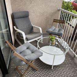 Chairs and table