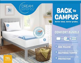 NEW Dream Serenity Twin XL Comfort Bundle Bedding Set
