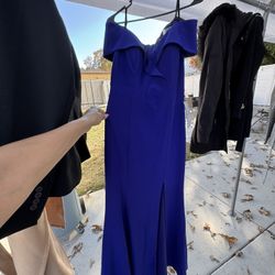 New Never Used Navy blue mermaid Dress 