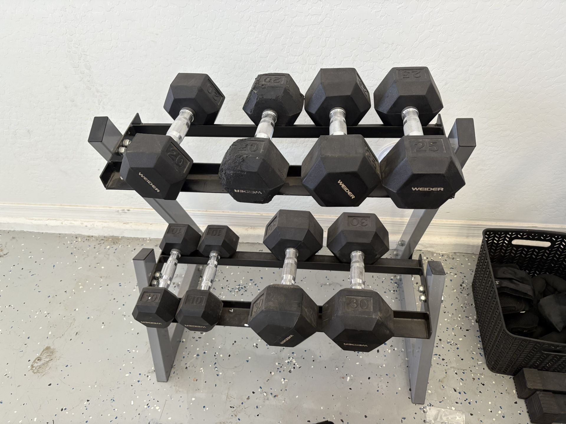 Weight Set And Stand