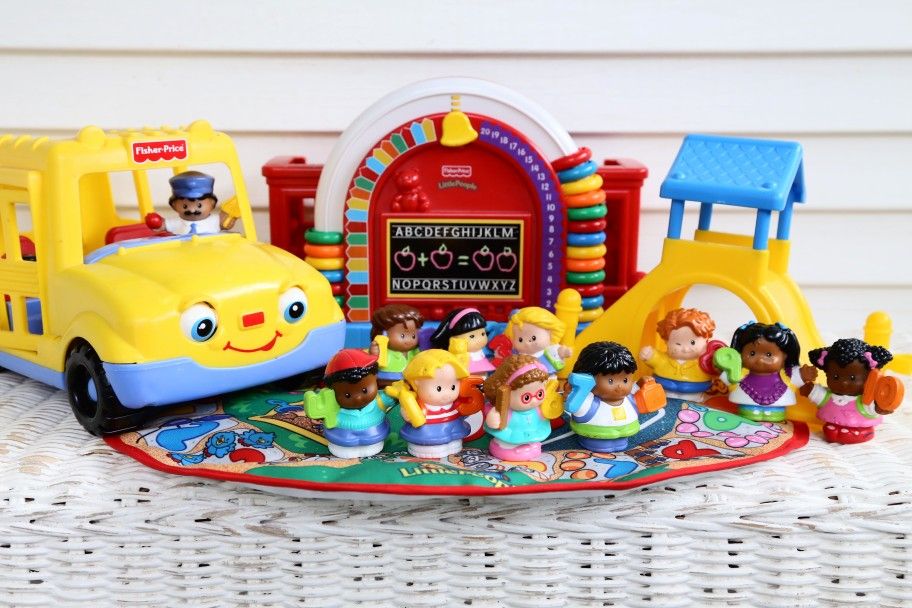 Little People Time to Learn Preschool - Interactive Mat and Matching Numbers Set #2 - Sounds Work!