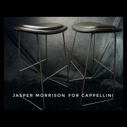 2 JASPER MORRISON HIGH STOOLS FOR CAPPELLINI
