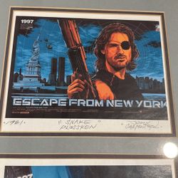 ESCAPE FROM NEW YORK CUSTOM DOUBLE FRAME