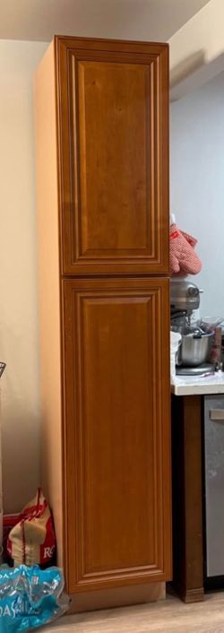 3 Tall Assembled Pantry Kitchen Cabinets 18 in. W x 24 in. D x 90 in. H