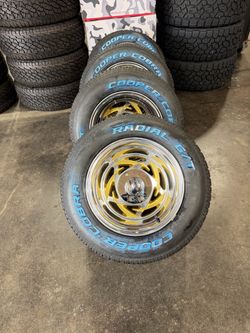 15x12 wheels tires new 5x5 Chevy 5x5.5
