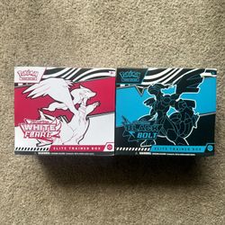 Pokemon BLACK BOLT WHITE FLARE ETBs