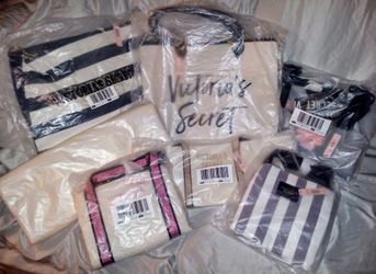 Victoria's Secret Tote Bag Lot of 7