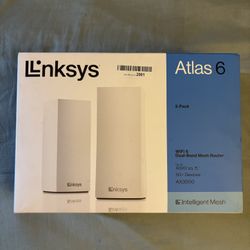 Linksys Atlas 6 Dual-Band AX3000 Wi-Fi 6 Mesh System - White (Set of 2)