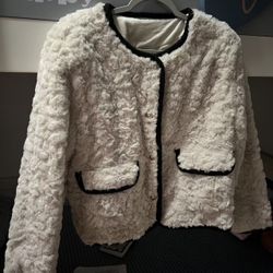 Women Sherpa Jacket Size L
