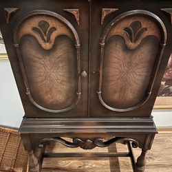 Antique Radio Cabinet