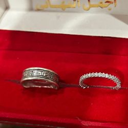 Wedding Band Couple Sterling Silver 925
