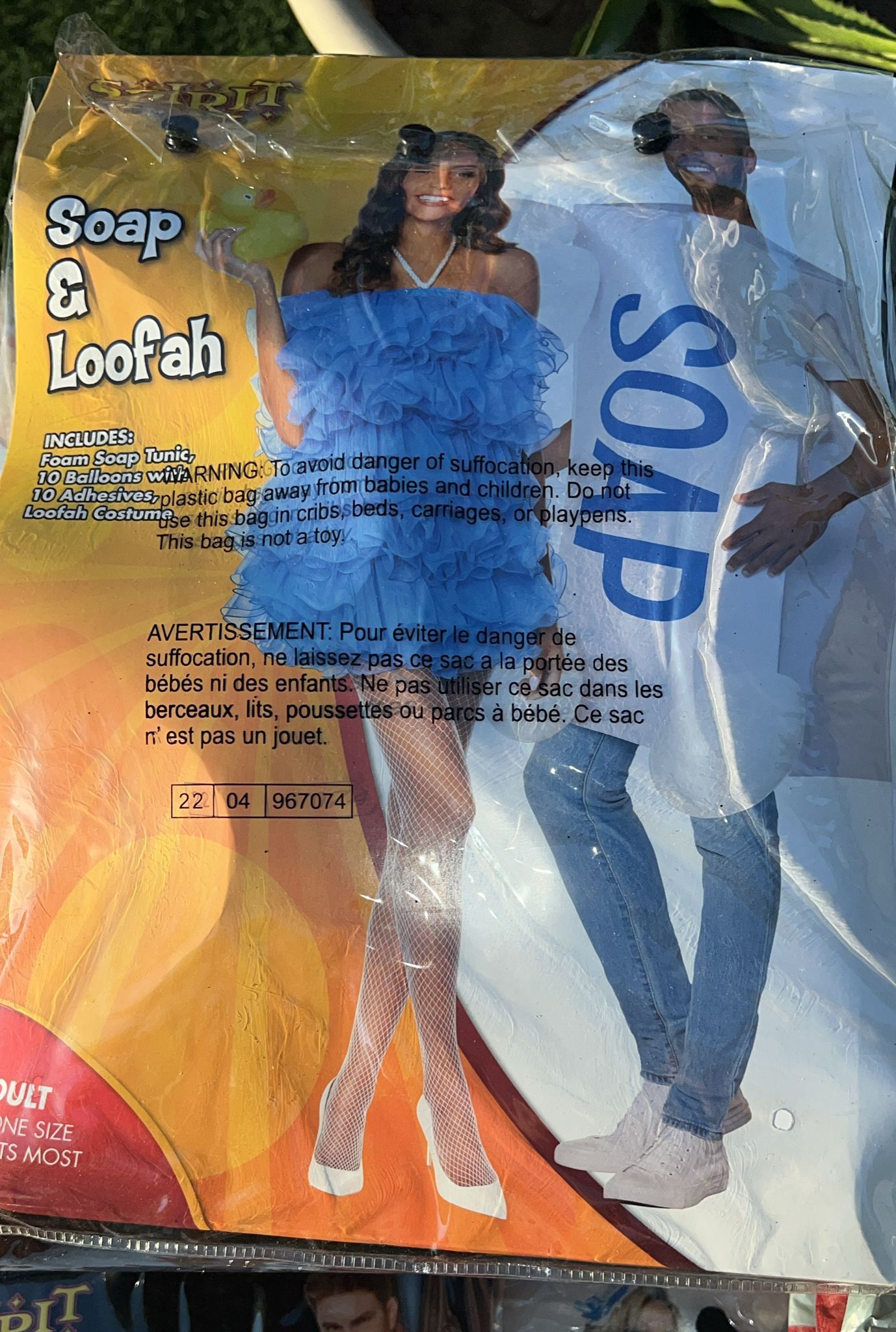 Soap + Loofah Costume