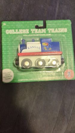 Kansas Jayhawks Wooden Train Collector's Edition
