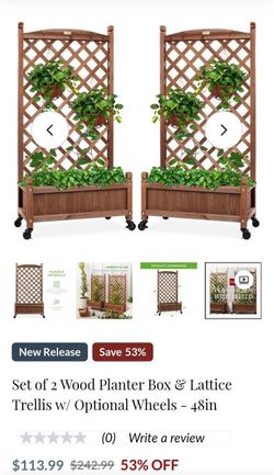 Set of 2 48 inch trellis