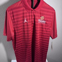 NWT Jordan Brand Fiesta Sports Foundation Dri-FIT Polo - Men's L