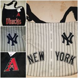 MLB Team Jersey Tote Purses