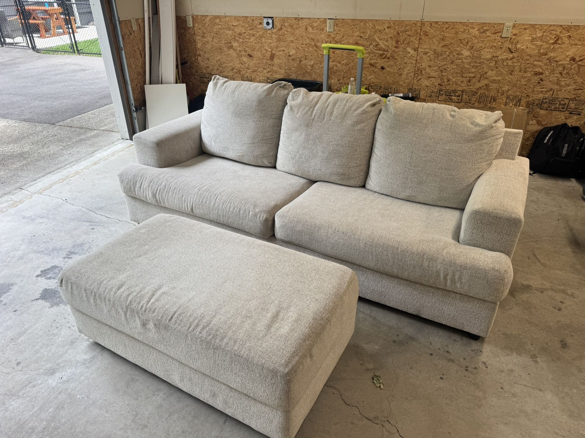 Couch And Ottoman $100