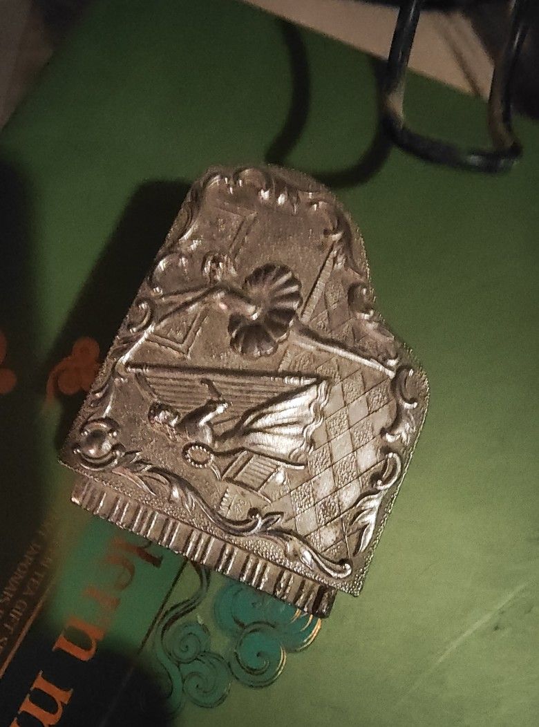 Vintage Pewter Piano