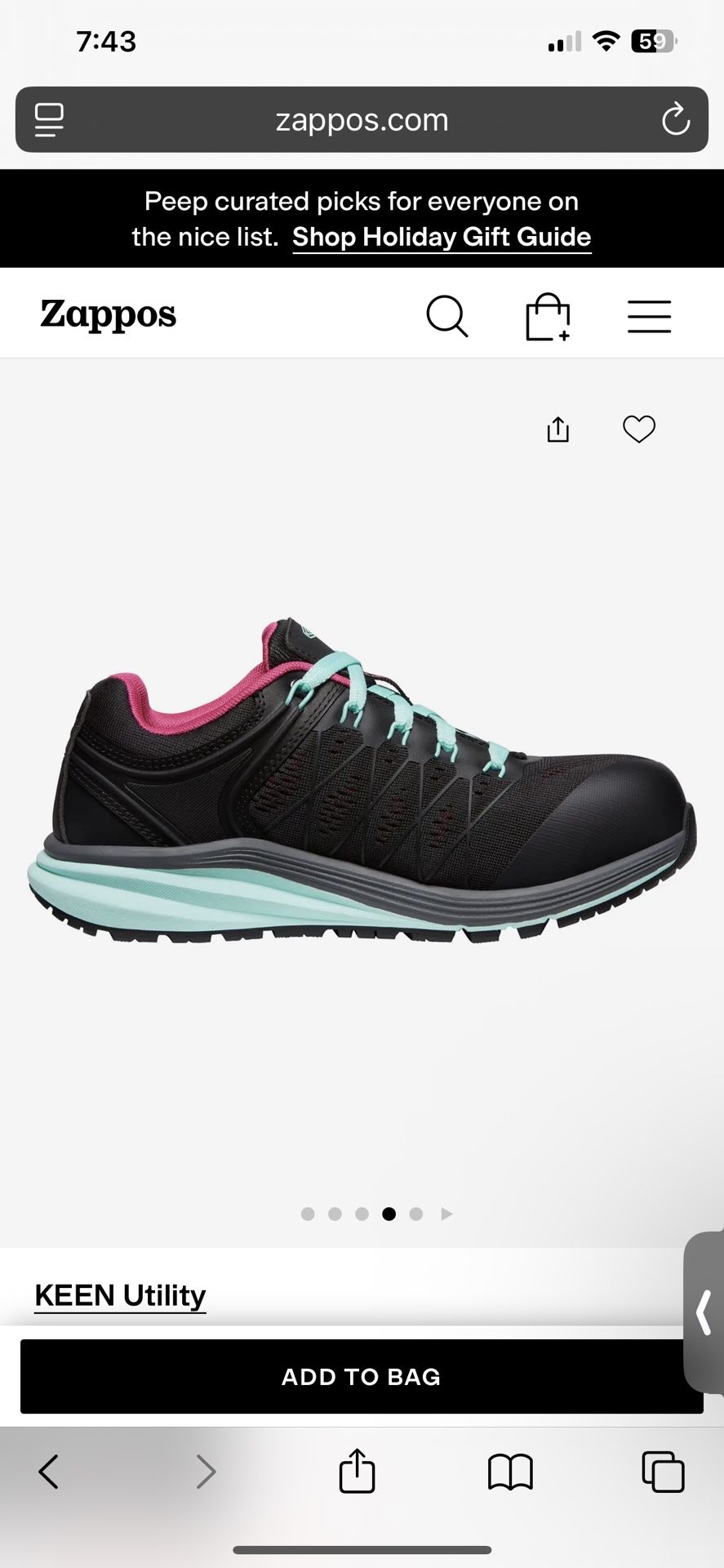 KEEN Utility Vista Energy (Comp Toe) Size 36