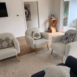 Beautiful upholstered armchairs