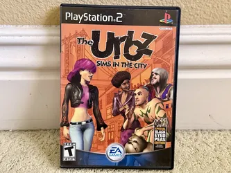 The Urbz Sims In The City Sony Playstation 2 PS2 CIB Tested Black Eyed Peas