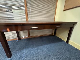 Dark wood table/desk