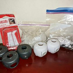 BABY SAFETY INFANT TODDLER DOOR KNOB LOCKS CABINET & DRAWER LATCHES CHILD RESISTANT OUTLET COVERS