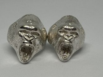 Gorilla Ring Size 9 S925 White Gold