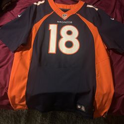 Payton Manning Broncos Elite Jersey Size 48