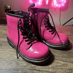 Pink Dr Marten Boots