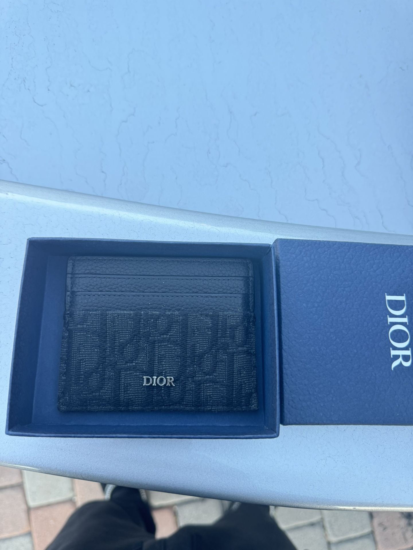 Dior Oblique Card Holder Black