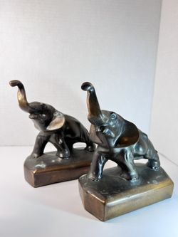 Elephant Bookends
