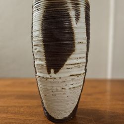 MCM Seyei Japanese Ikebana Stoneware Studio Pottery Flower Vase