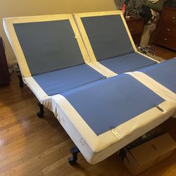 FREE Tempur- Pedic Cal King Bed Frame With Remote Control