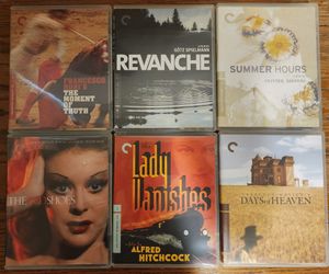 USED Criterion Collection Blu Ray Discs EXCELLENT CONDITION