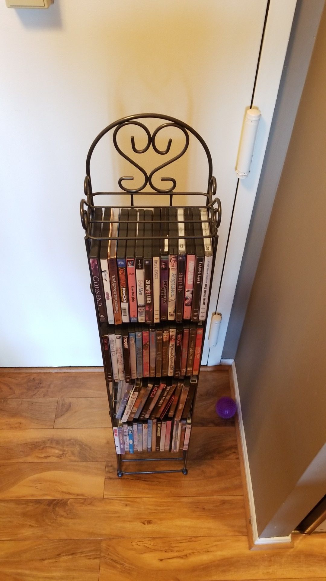 DVD collection with stand