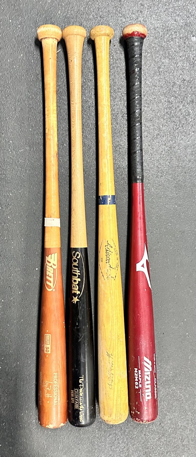 (3) 33” Wood Baseball Bats 