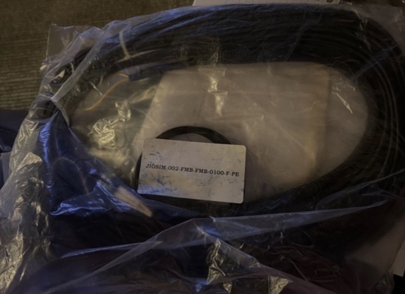 Industrial Simplex Fiber Optic Jumper